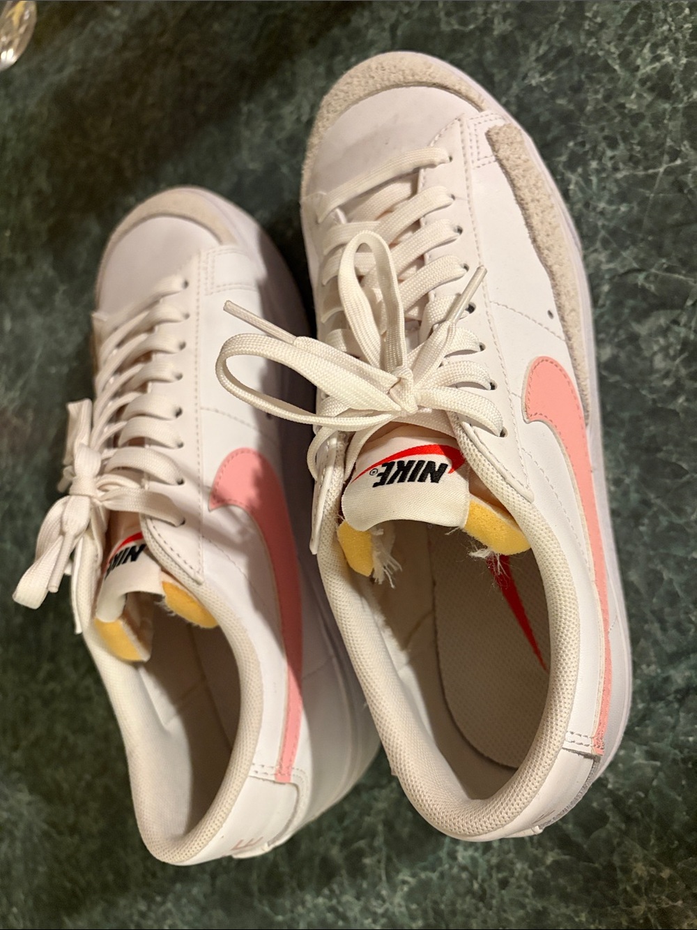 Nike Women’s Retro Runner Sneaker in White & Pink